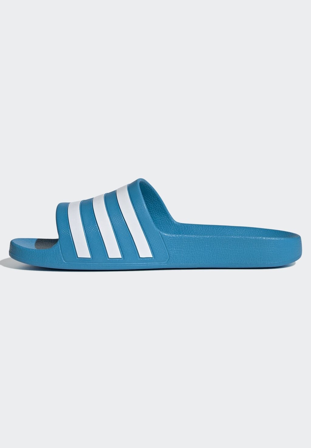 Шлепанцы Adidas Originals с полосками, бело-голубой