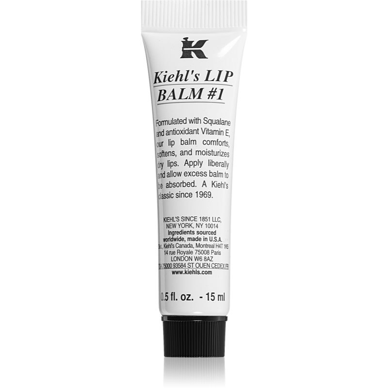 

Kiehl's Lip Balm №1 защитный бальзам для губ для всех типов кожи брусинка 15 мл