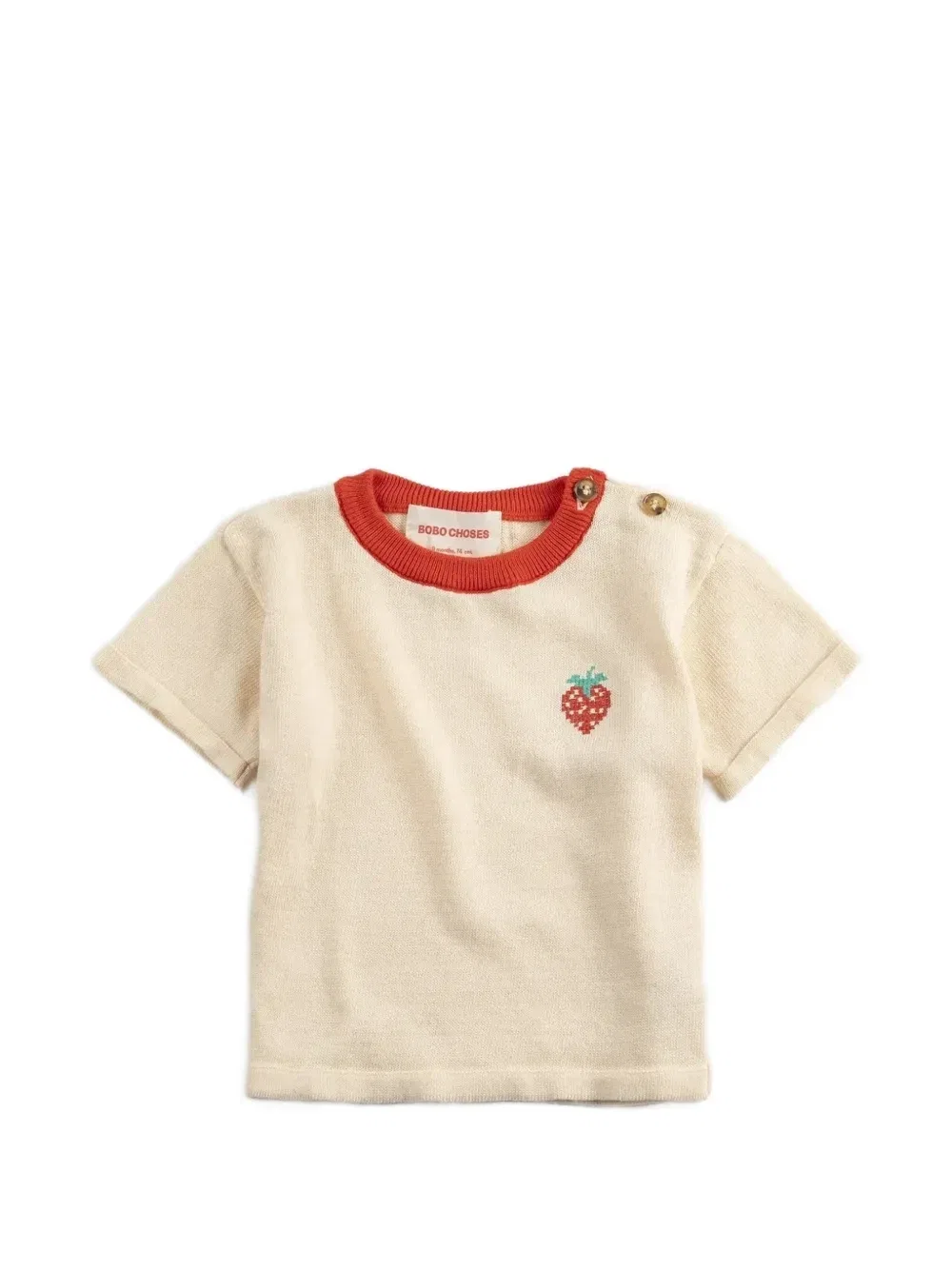 Футболка с аппликацией Bobo Choses, бежевый