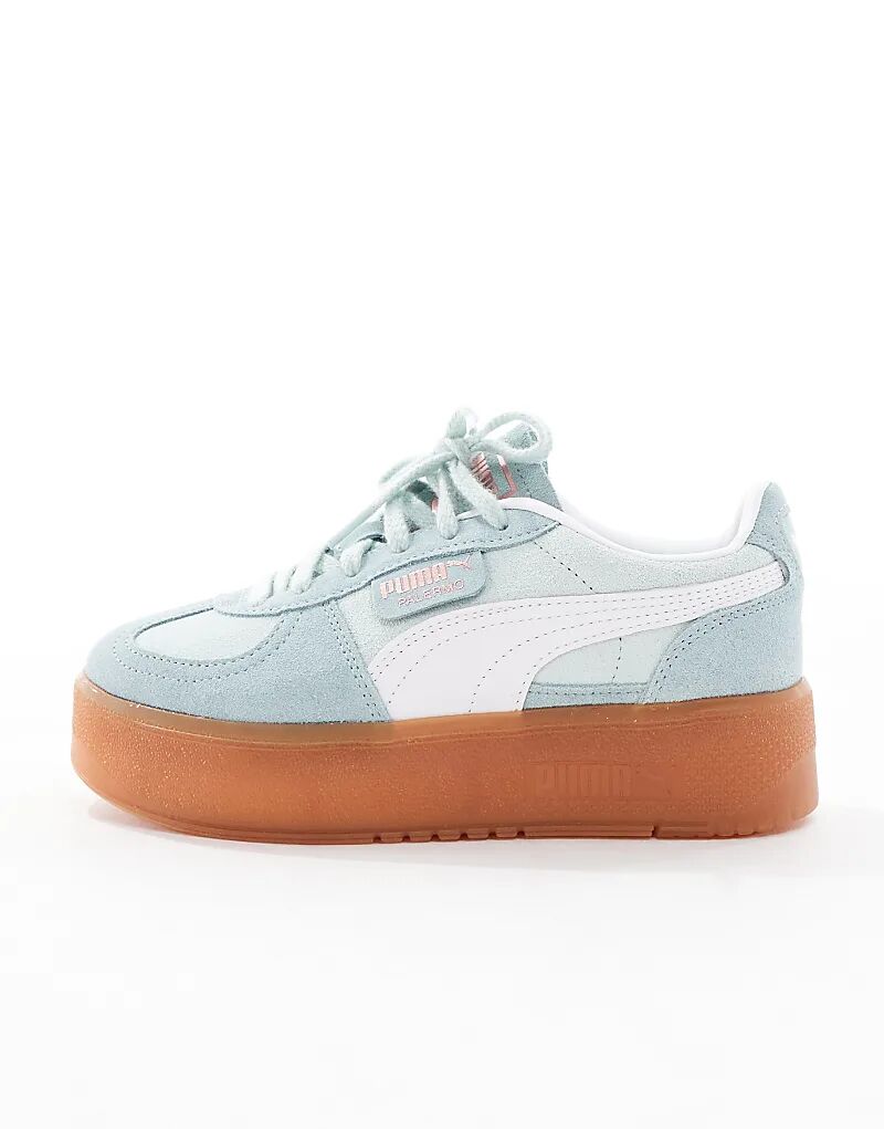 Кроссовки Puma Palermo Eleveta светло-голубого цвета — фото 2