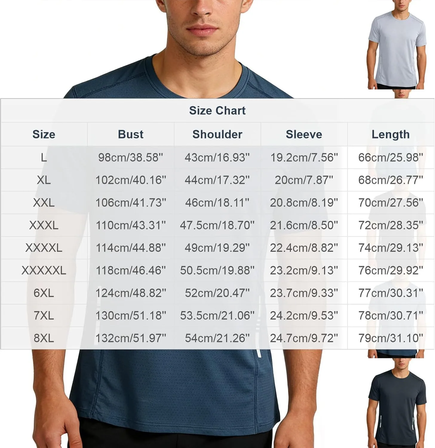 Футболка для тренировок мужская, Casual Loose Fit, охлаждающая — фото 2