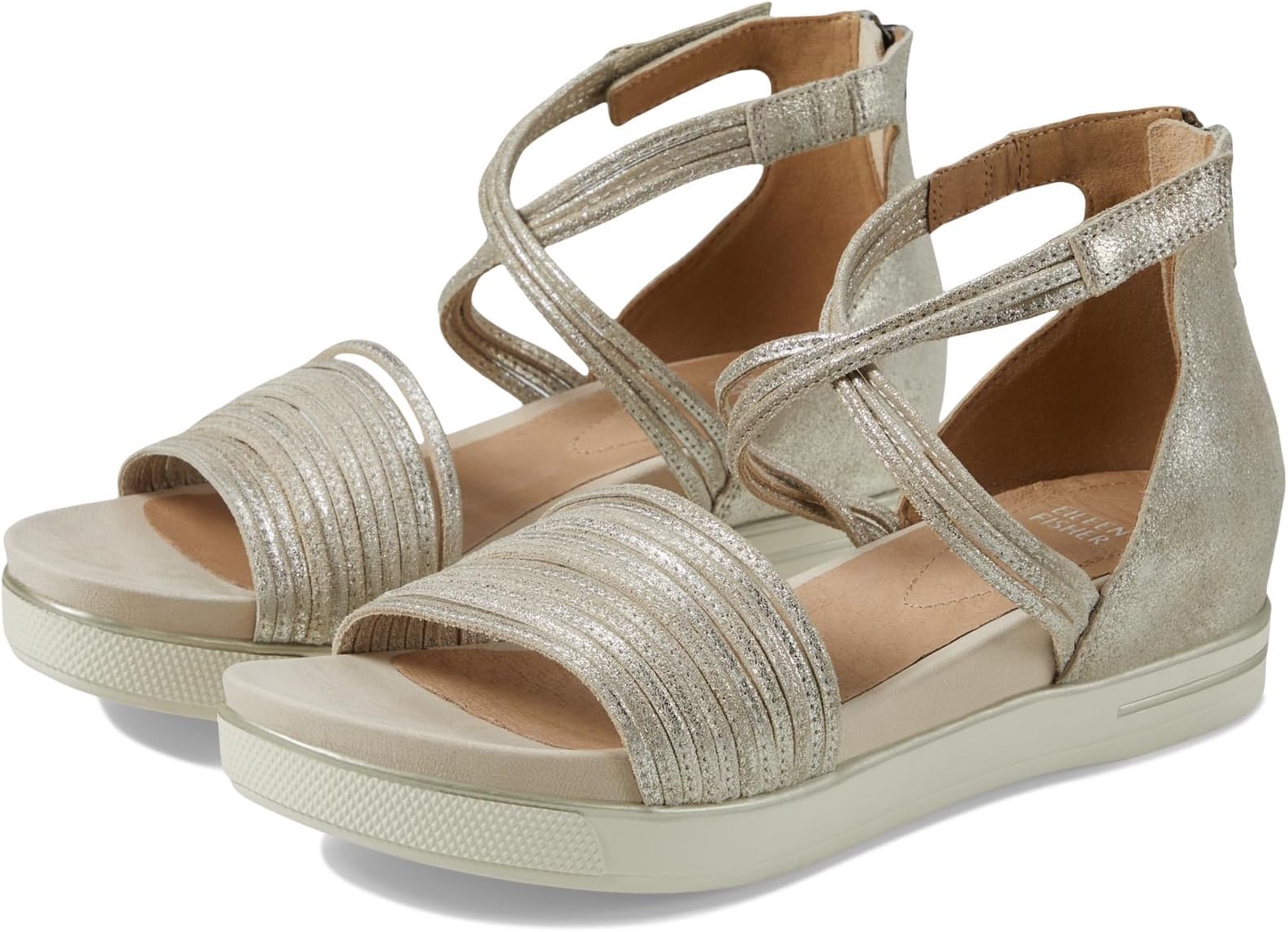 Сандалии Eileen Fisher Shea, Platinum