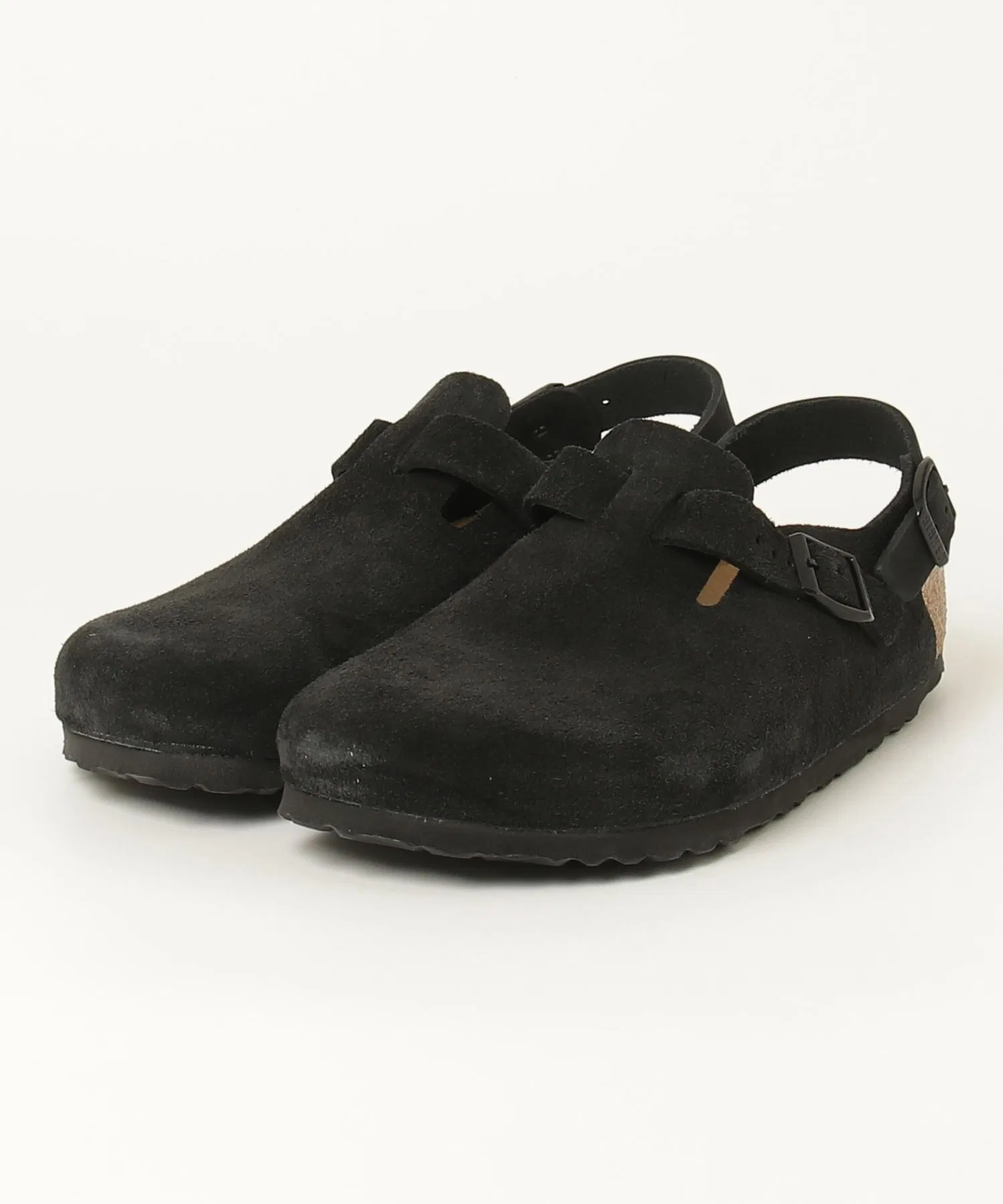 Мужские замшевые сандалии Tokio BIRKENSTOCK чёрные