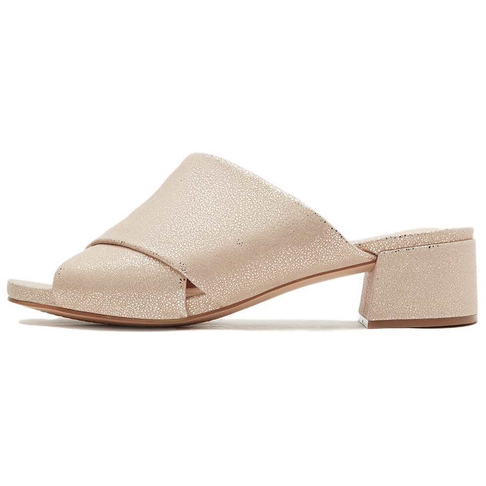 

Шлепанцы женские золотые Clarks