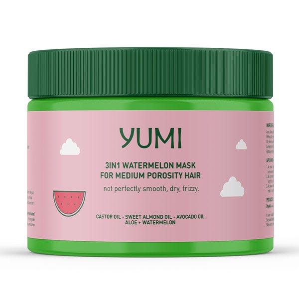 

Маска для волос Арбуз 3 в 1 для волос средней пористости YUMI, 300 мл