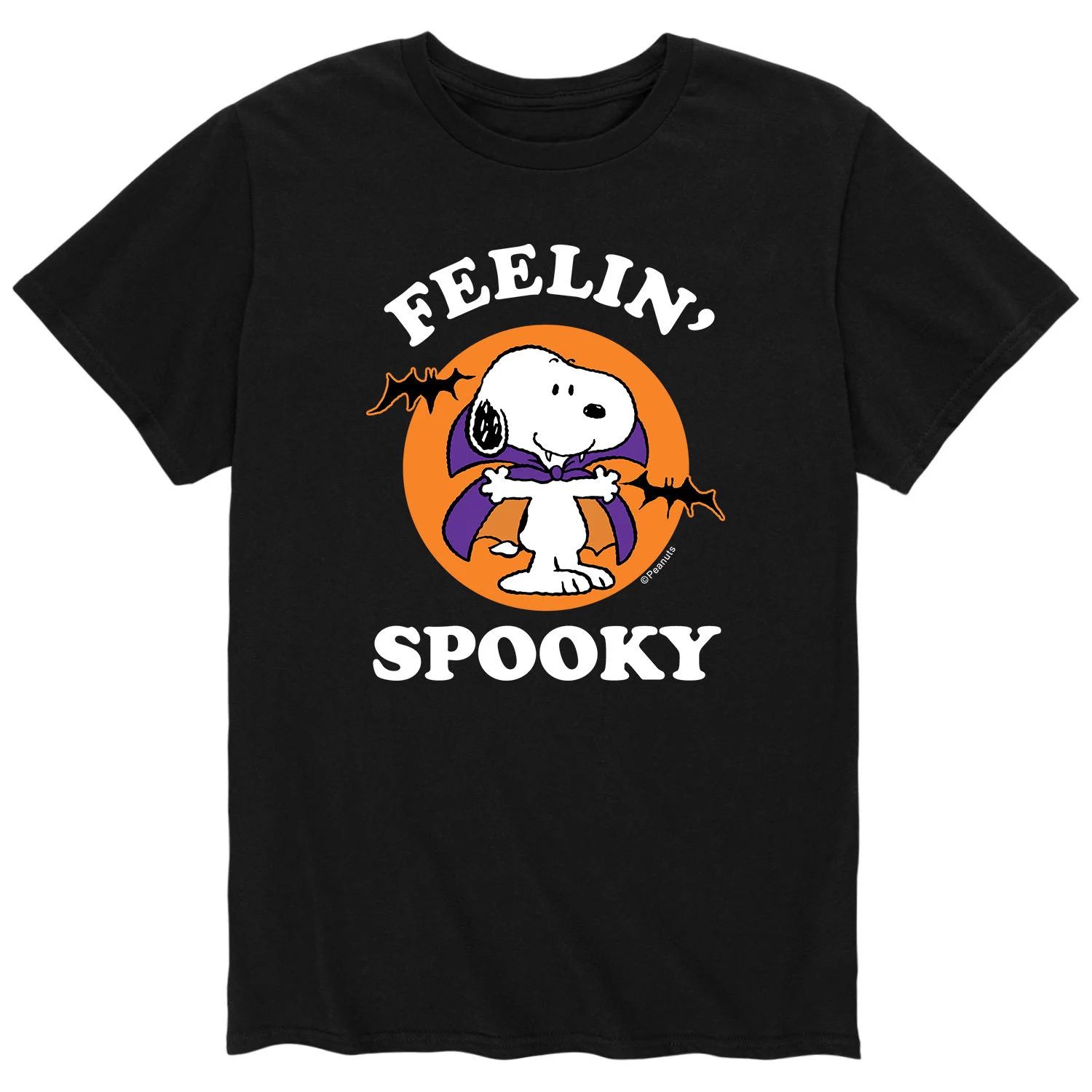 

Мужская футболка Peanuts Snoopy "Feelin' Spooky" Licensed Character, Серый, Мужская футболка Peanuts Snoopy "Feelin' Spooky" Licensed Character