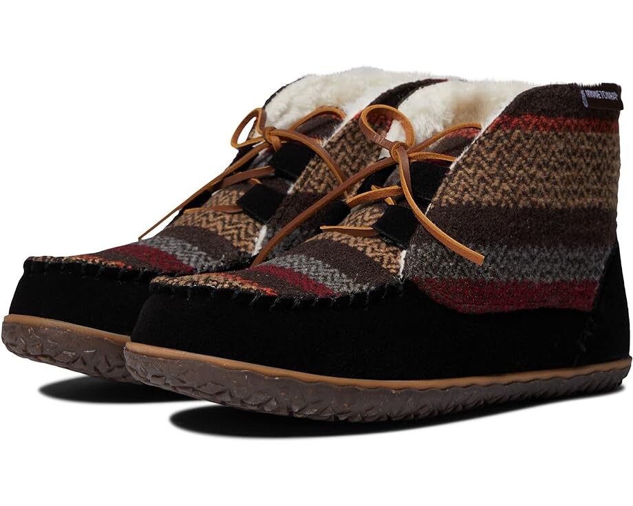 

Тапочки Minnetonka Torrey, цвет Black Multi