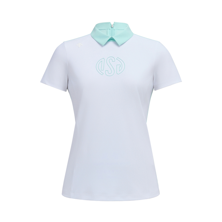 

Футболка поло для гольфа женская DESCENTE, белый