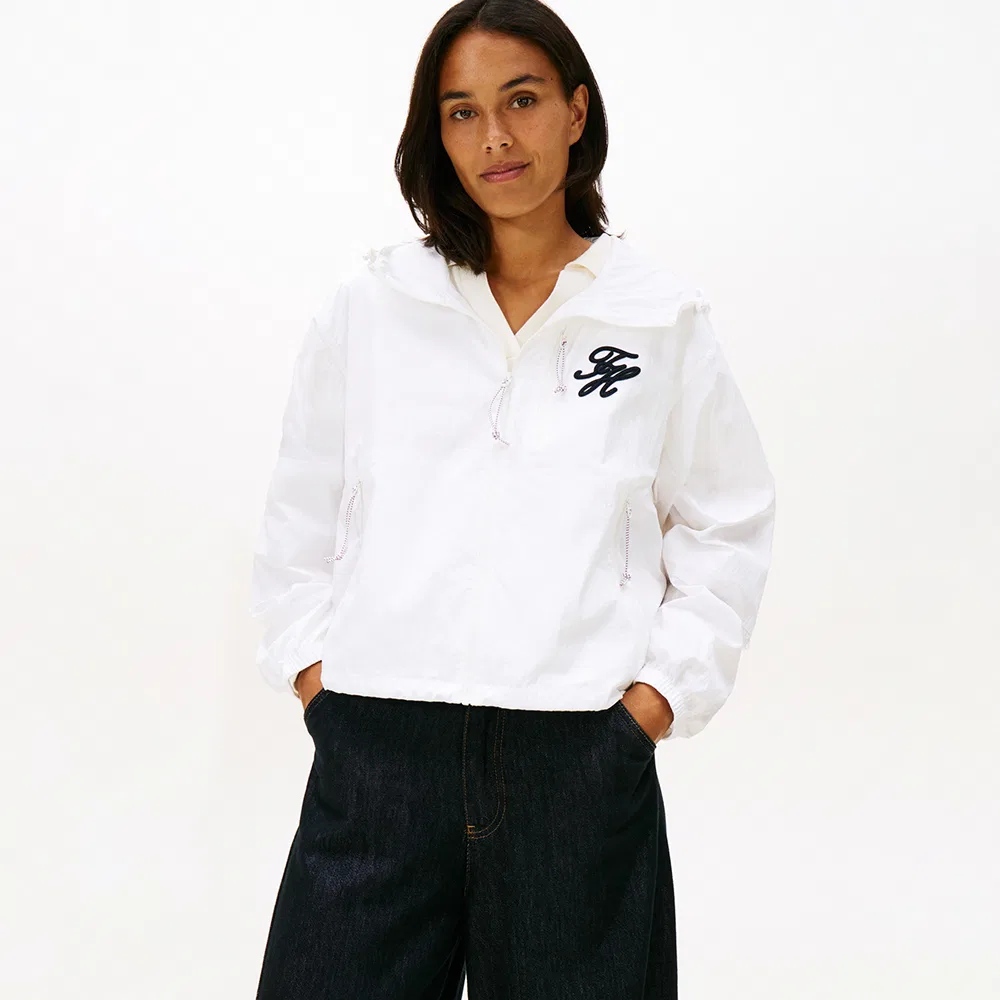 Женская ветровка рипстоп от Tommy Hilfiger Women, цвета айвори