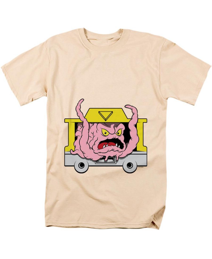 

Мужская классическая футболка с изображением Крэнга из TMNT TEENAGE MUTANT NINJA TURTLES, Cream, Бежевый, Мужская классическая футболка с изображением Крэнга из TMNT TEENAGE MUTANT NINJA TURTLES, Cream
