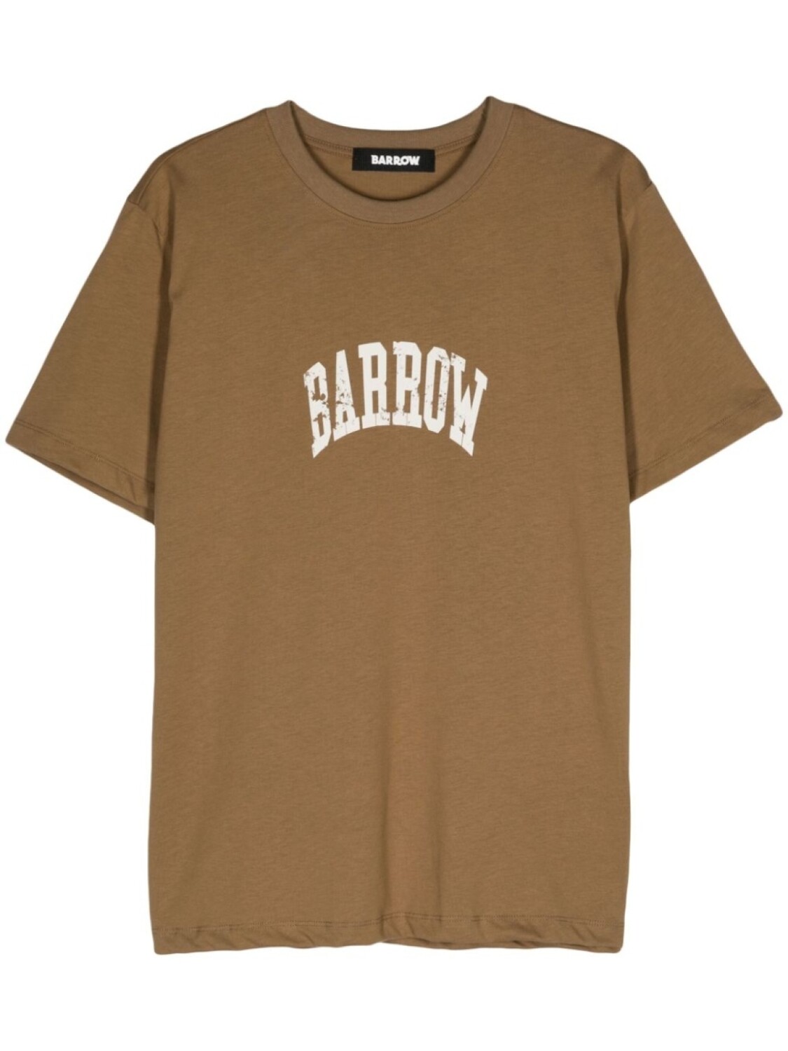 

BARROW футболка с логотипом, коричневый