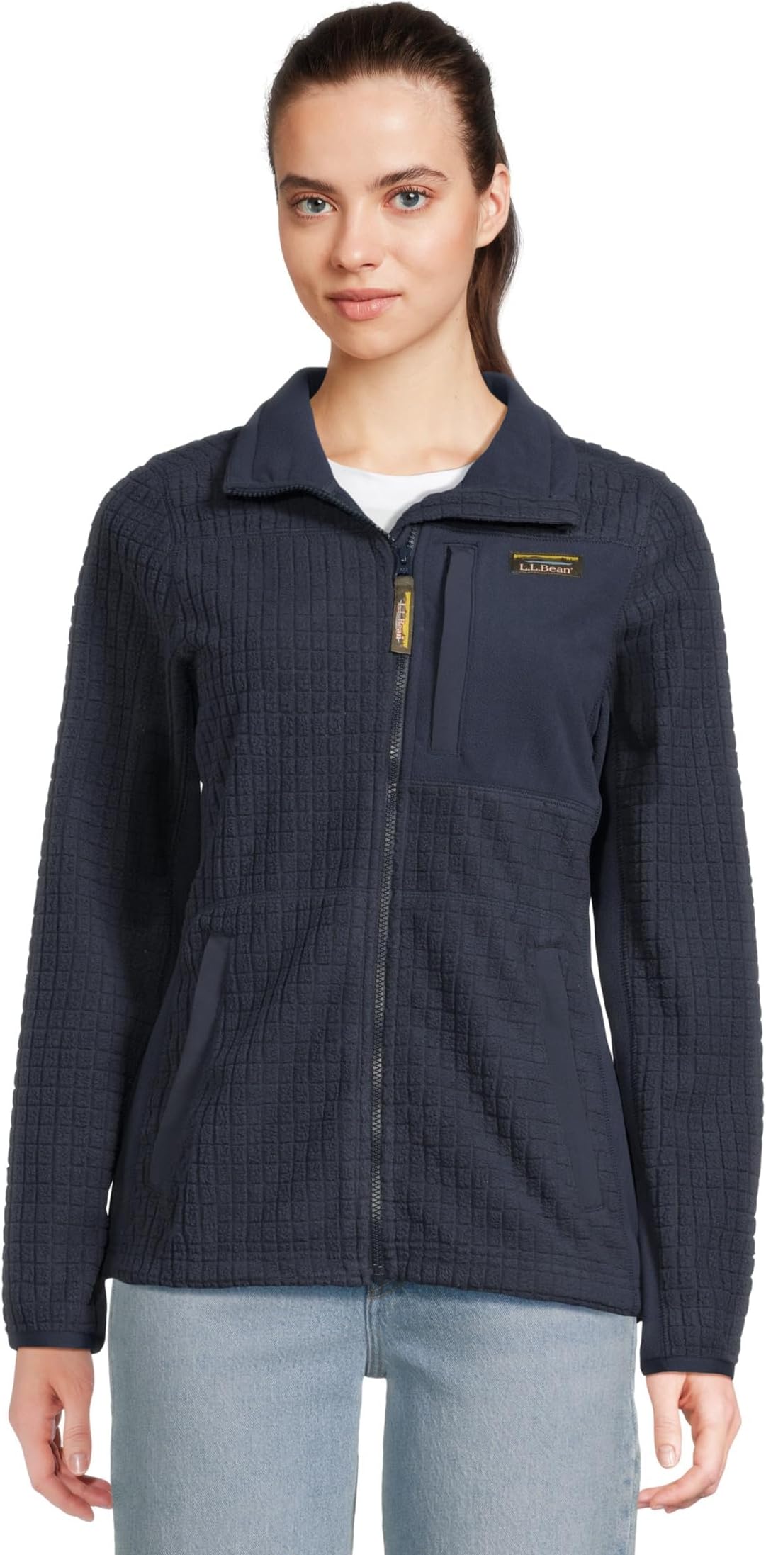 

Женская флисовая ветрозащитная куртка Mountain Classic L.L.Bean, Nautical Navy