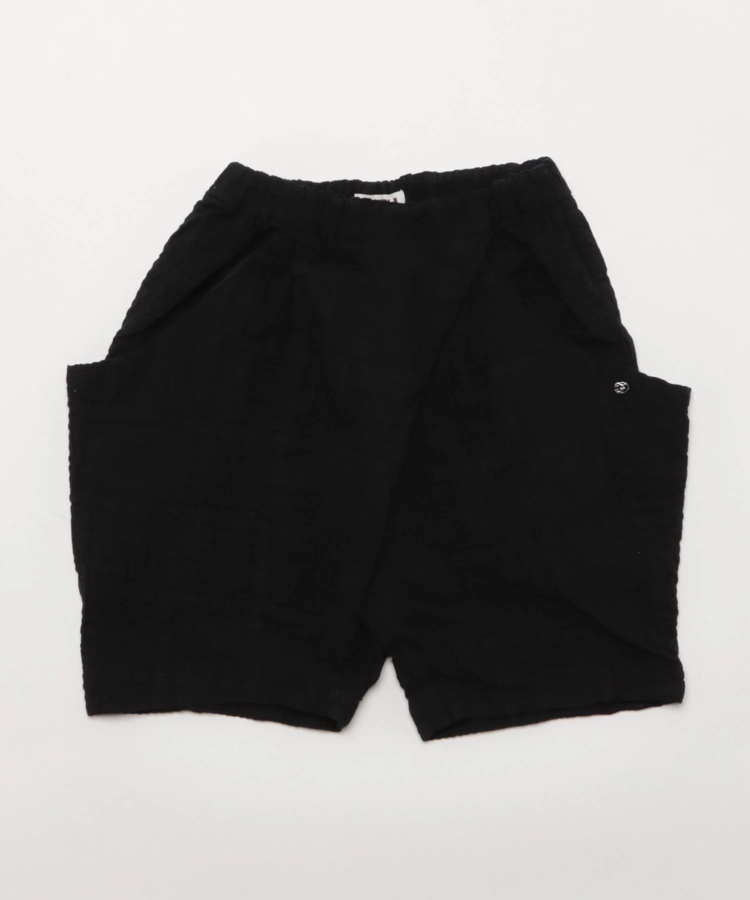 Детские штаны асимметричные пачворк FITH Patchwork Assymetry Pants бежевые — фото 2