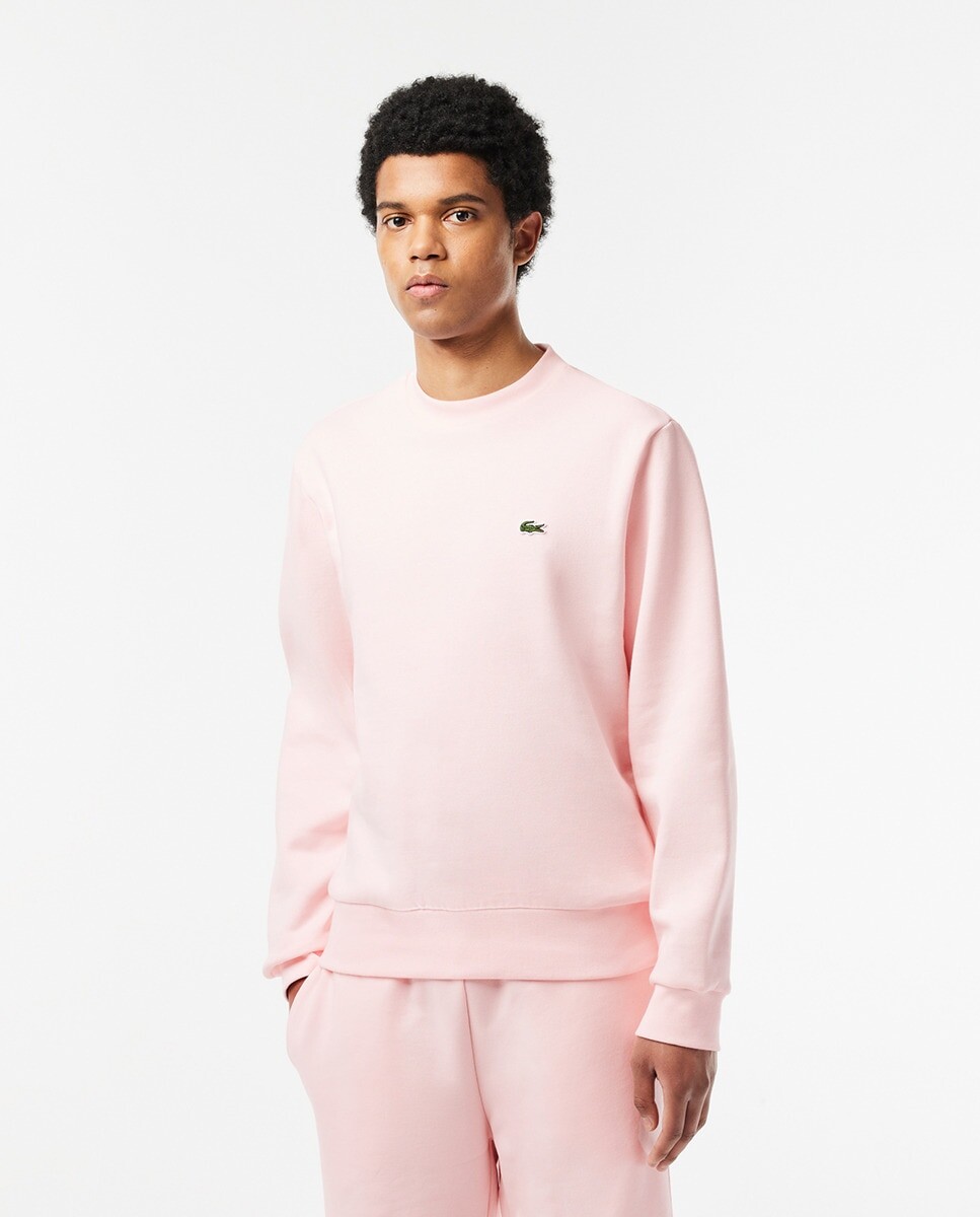 

Мужская толстовка классического кроя Lacoste, розовый