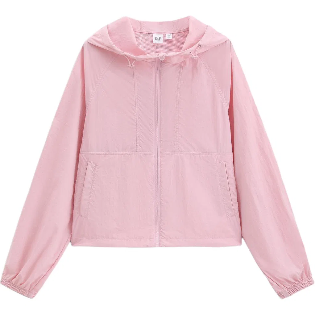 Куртка с капюшоном GAP Light Pink