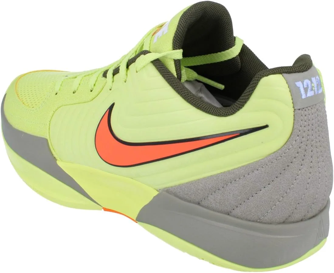 Баскетбольные кроссовки Nike Ja 2 (FD7328-001, Black/Light Smoke Grey/Light Lemon Twist/Phantom), оранжевый — фото 2