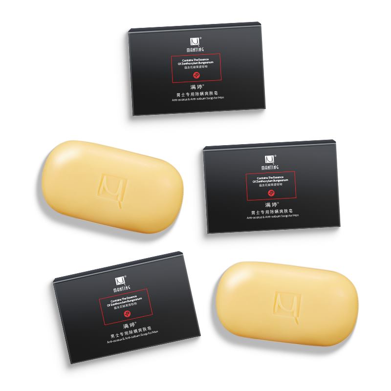 

Прозрачное мыло антибактериальное против клещей очищающее 100г/шт аромат фрезии Manting