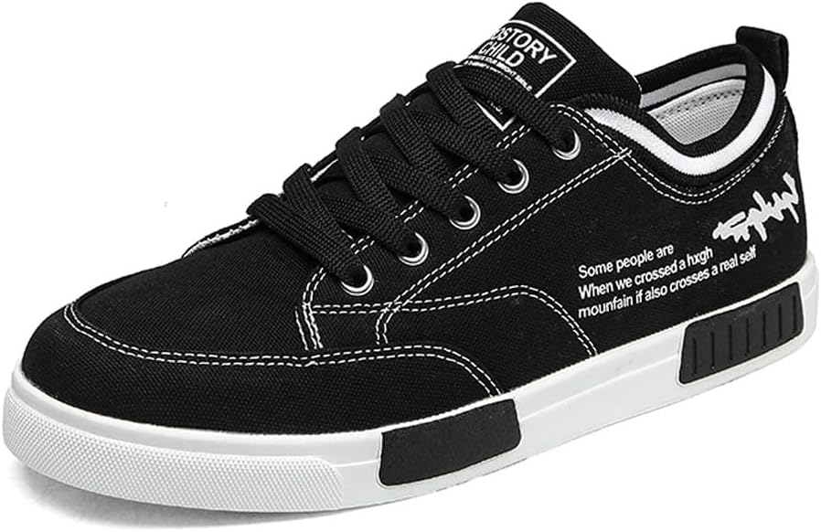 

Мужские модные низкие кеды WELRUNG из ткани, повседневные кроссовки для прогулок и скейтбординга, черный