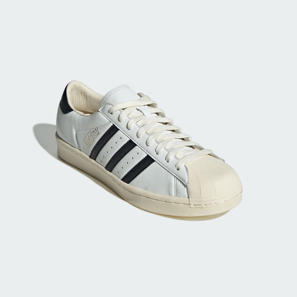 Кроссовки Adidas Superstar Vintage Shoes, цвет Core White/Core Black/Cream White — фото 4