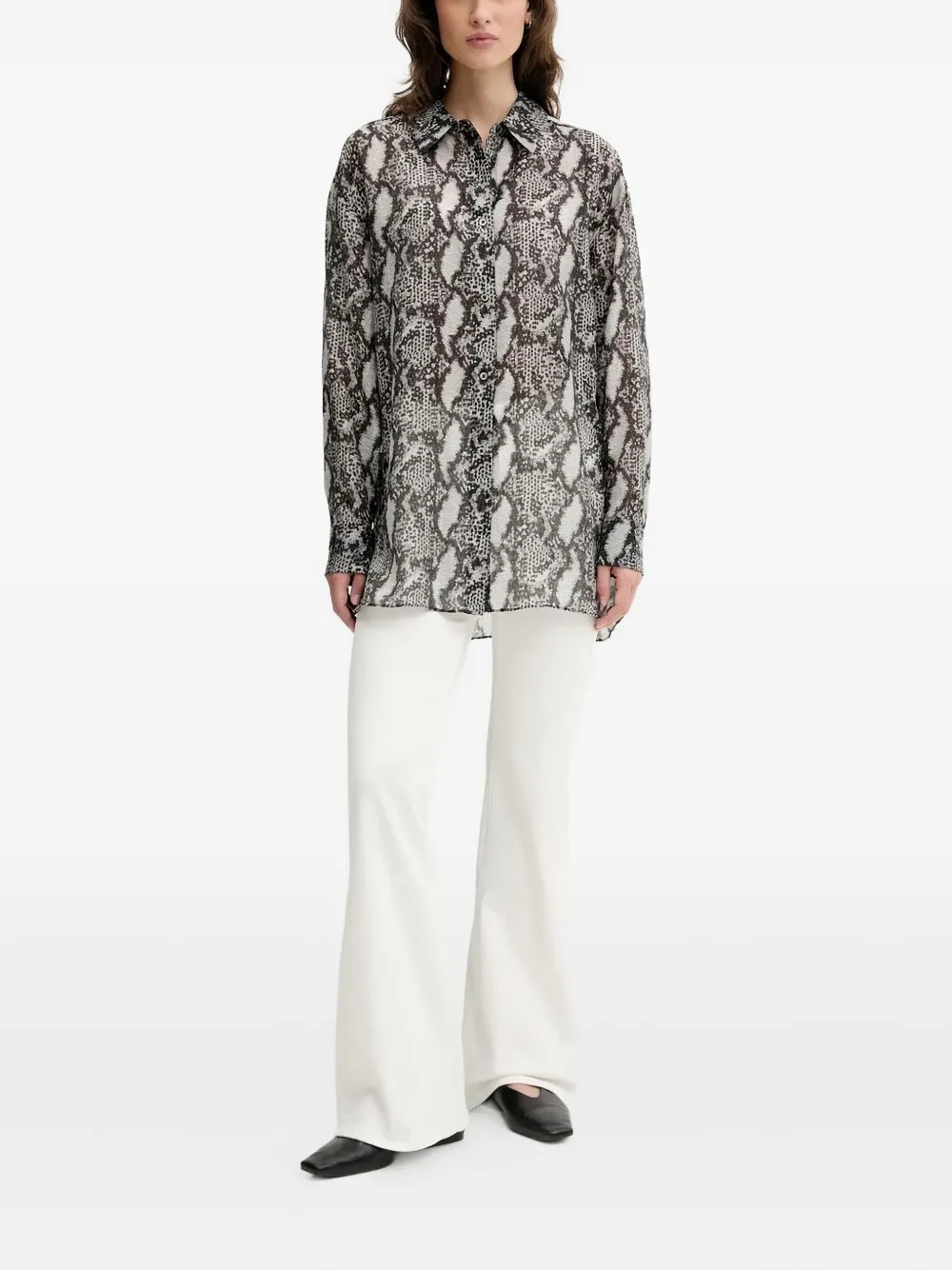 

Расклешенные джинсы Miss Sixty, белый