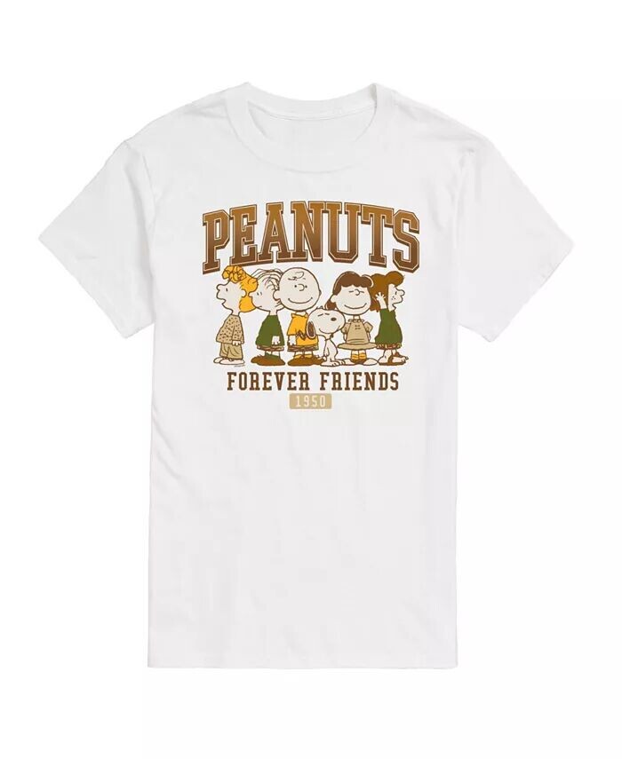

Мужская футболка с коротким рукавом Hybrid Apparel Peanuts Friends AIRWAVES, белый