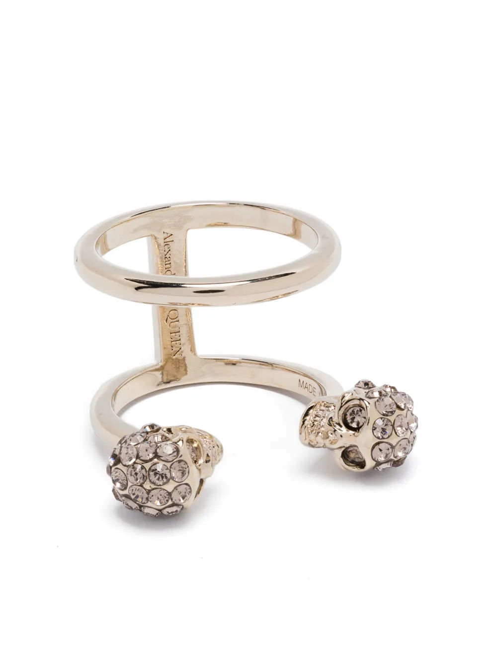 

Серьги со стразами Alexander McQueen, золотой