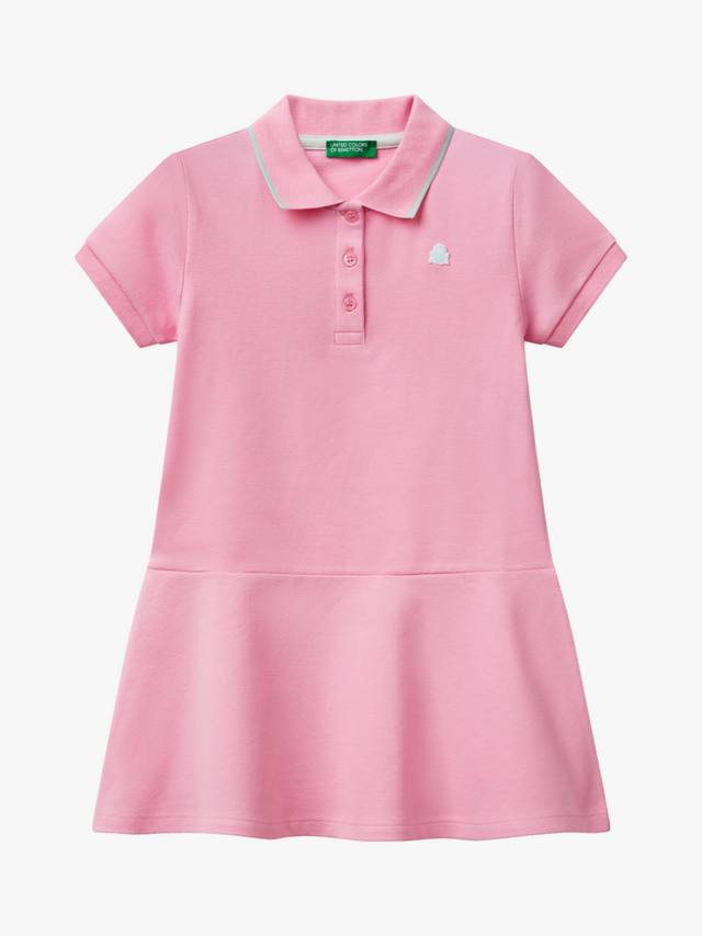 

Хлопковая поло-платье Benetton