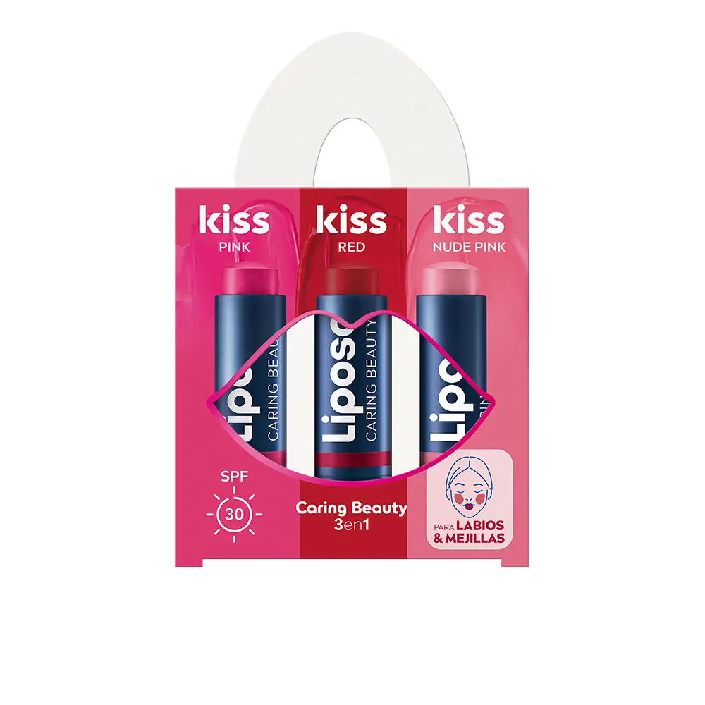 

Бальзам для губ Kiss kiss kiss pack Liposan, 3 шт.