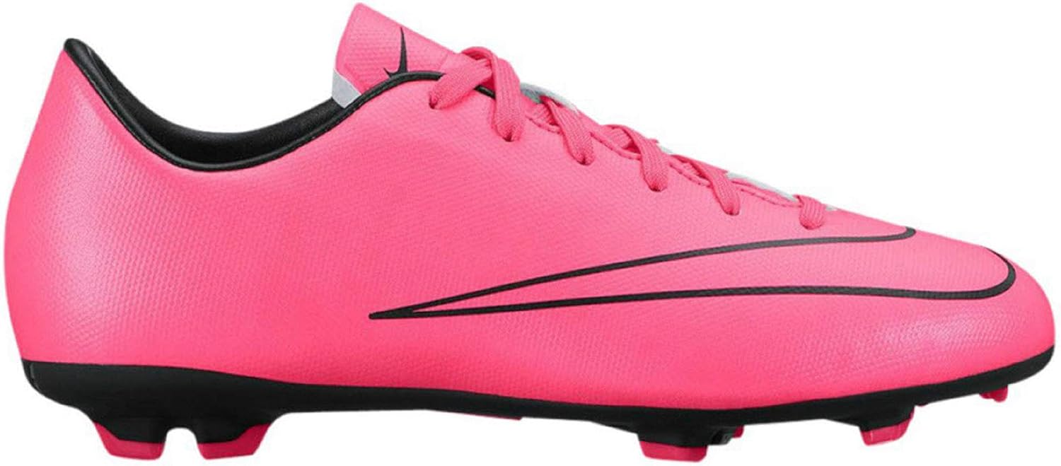 Детские кроссовки Nike Mercurial Victory V FG-Squadron Blue/Black/Squadron Blue, розовый — фото 3