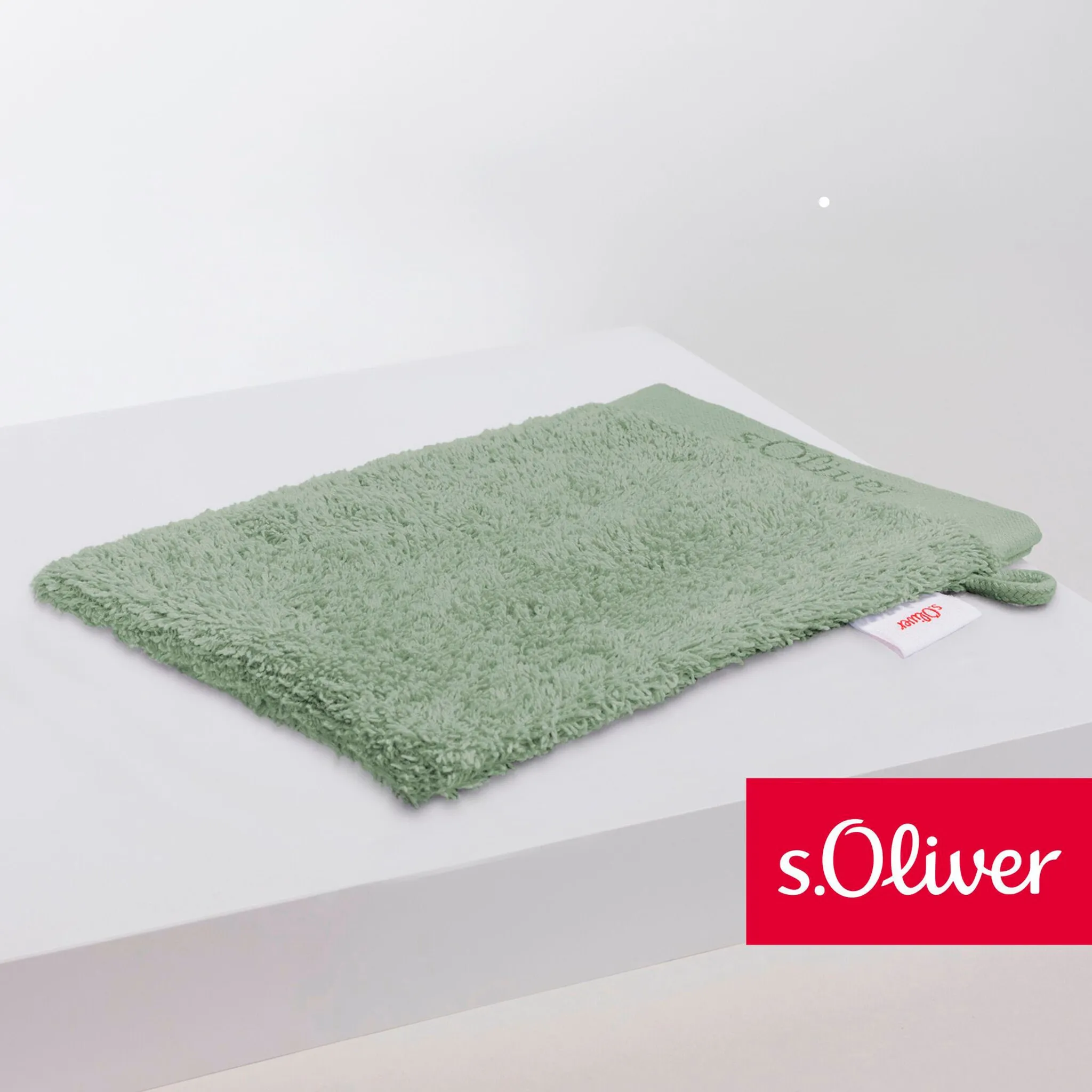 

S.Oliver Рукавицы для мытья «s. Oliver» (1 шт., мочалка 16 х 21 см), особенно мягкая и впитывающая, светло-зеленый
