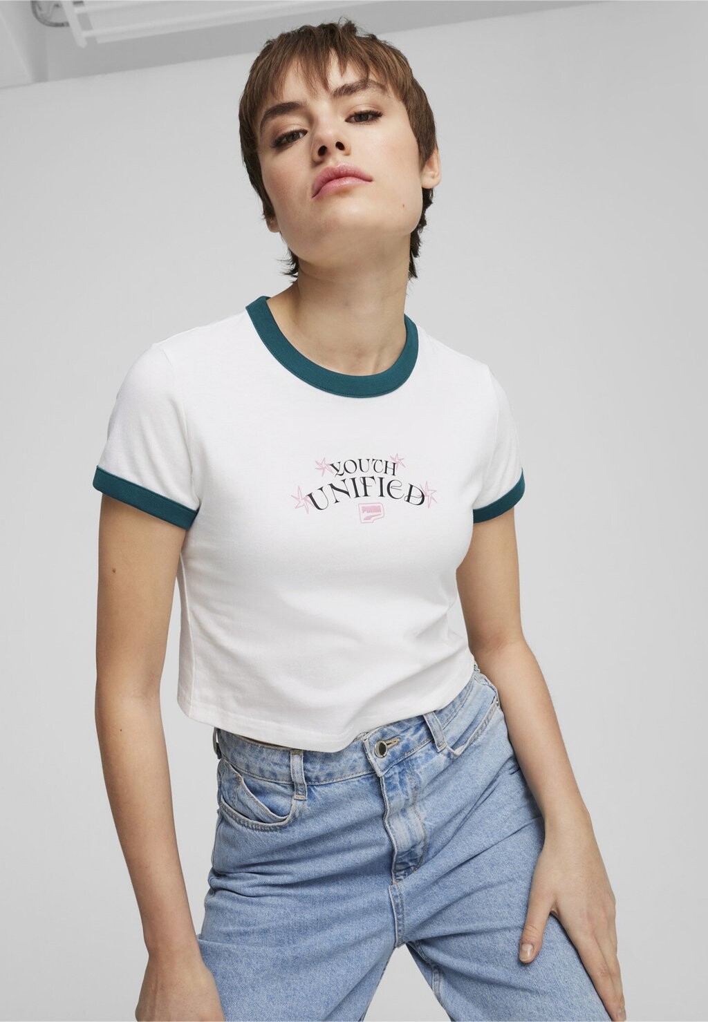 

Футболка с принтом DOWNTOWN GRAPHIC Puma, белый