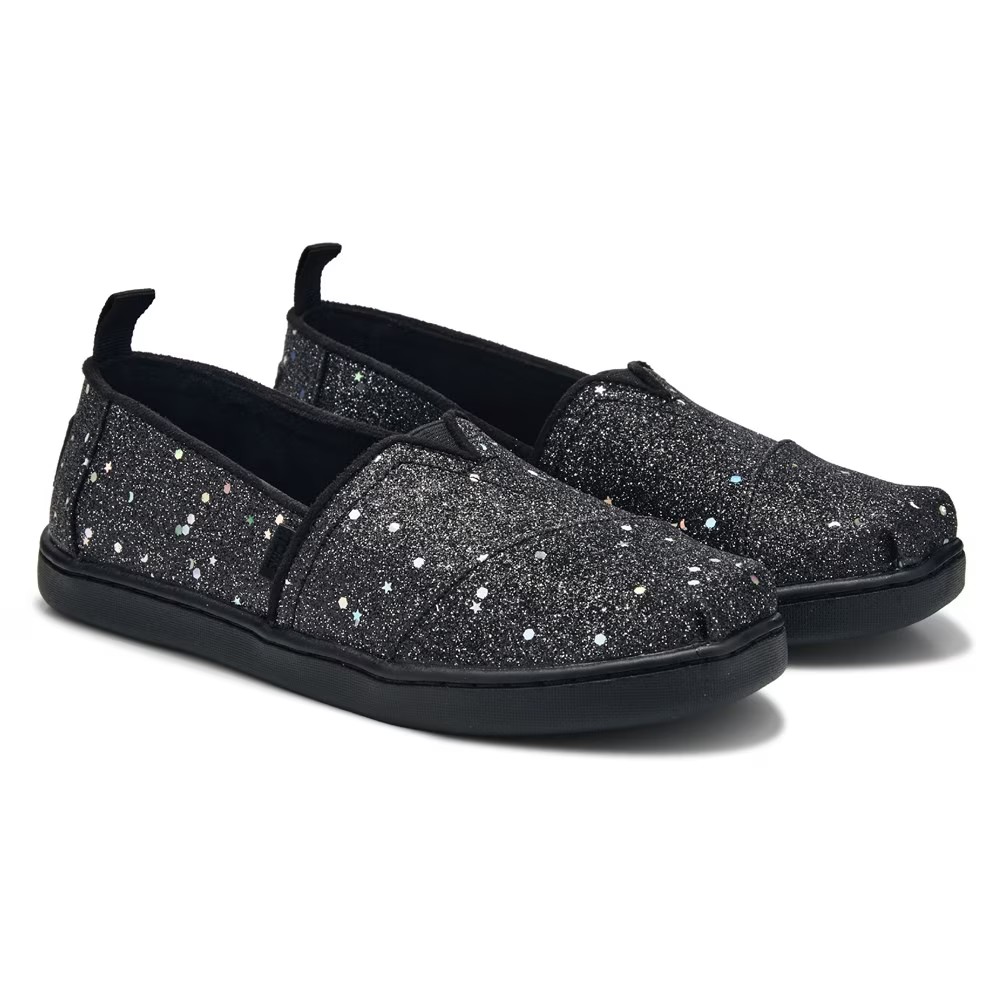 

Alpargata slip on маленький/большой ребенок Toms, черный