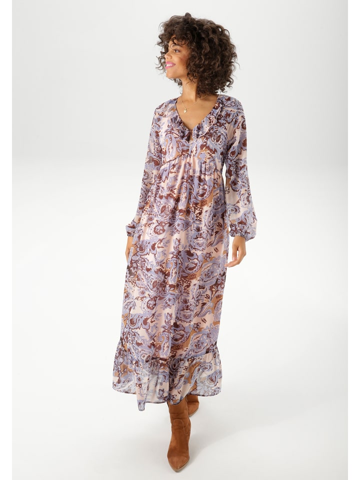 

Aniston Платье розового/светло-голубого цвета