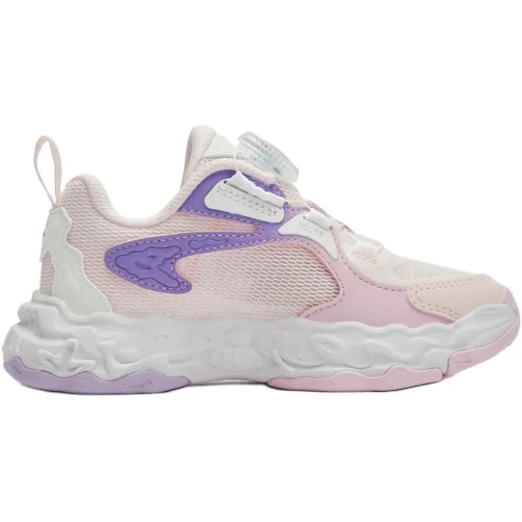 FILA KIDS Детские кроссовки для бега с легкой амортизацией low top белый/нежно-розовый для детей 3-7 лет — фото 4