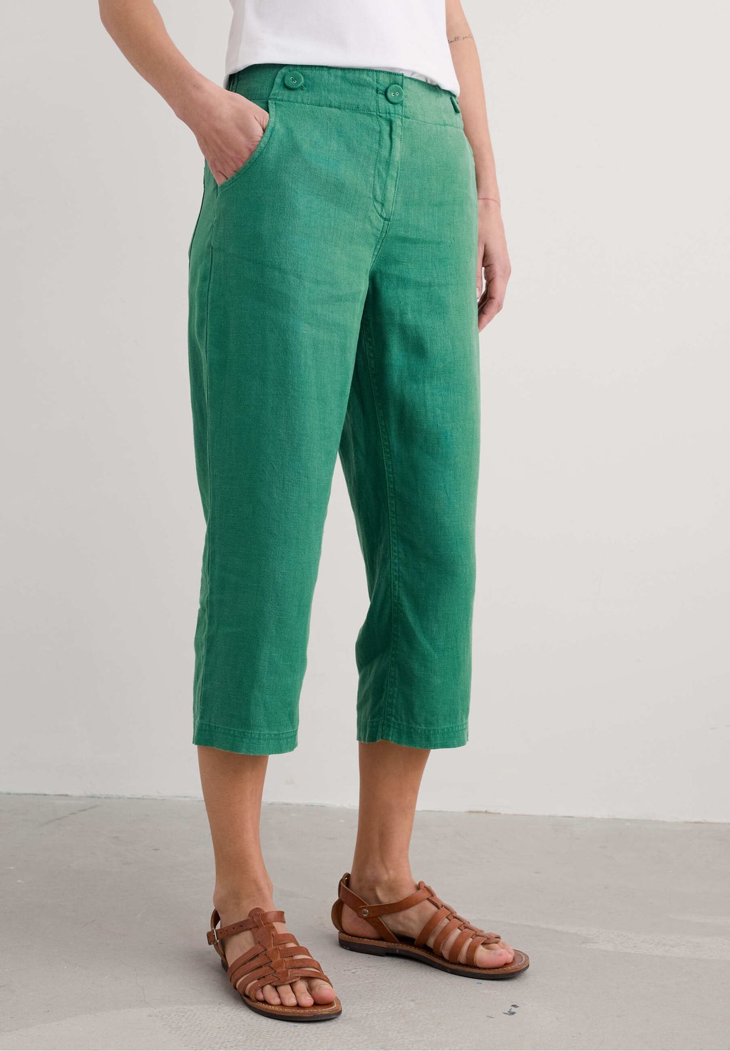 

Брюки BRAWN POINT CROPS Seasalt Cornwall, зеленый