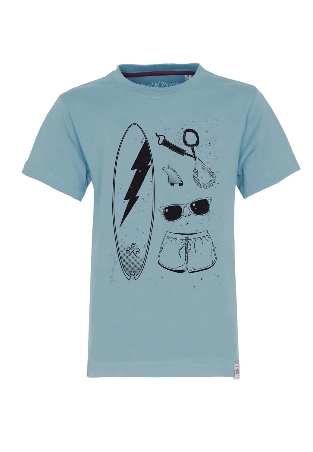 

Футболка Band of Rascals Surf Parts, цвет arctic blue