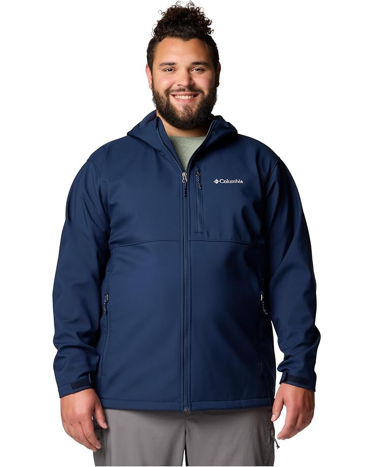

Куртка Columbia Big & Tall Ascender II Hooded Softshell Jacket, темно-синий