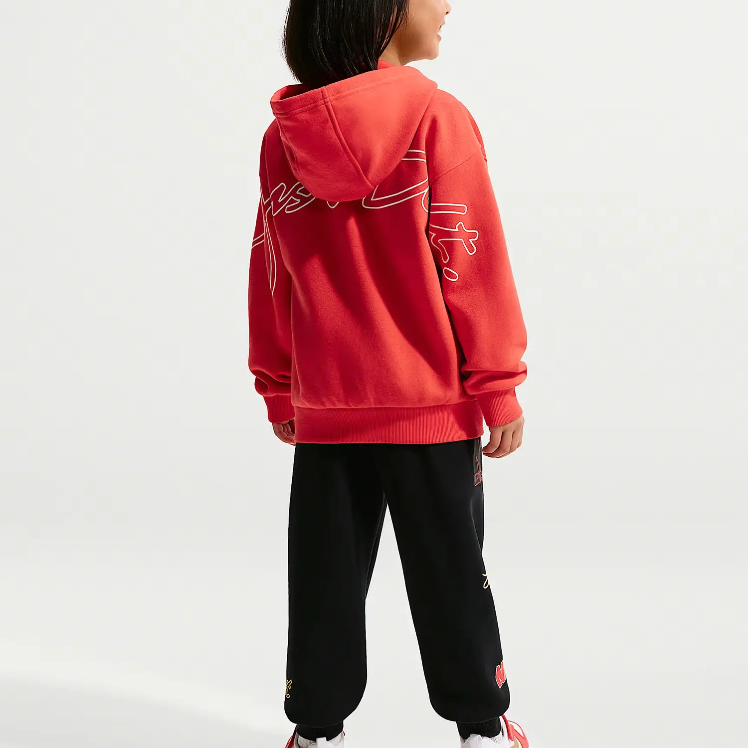 Детская куртка с капюшоном Moderate Nike, university красный/белый/белый — фото 4