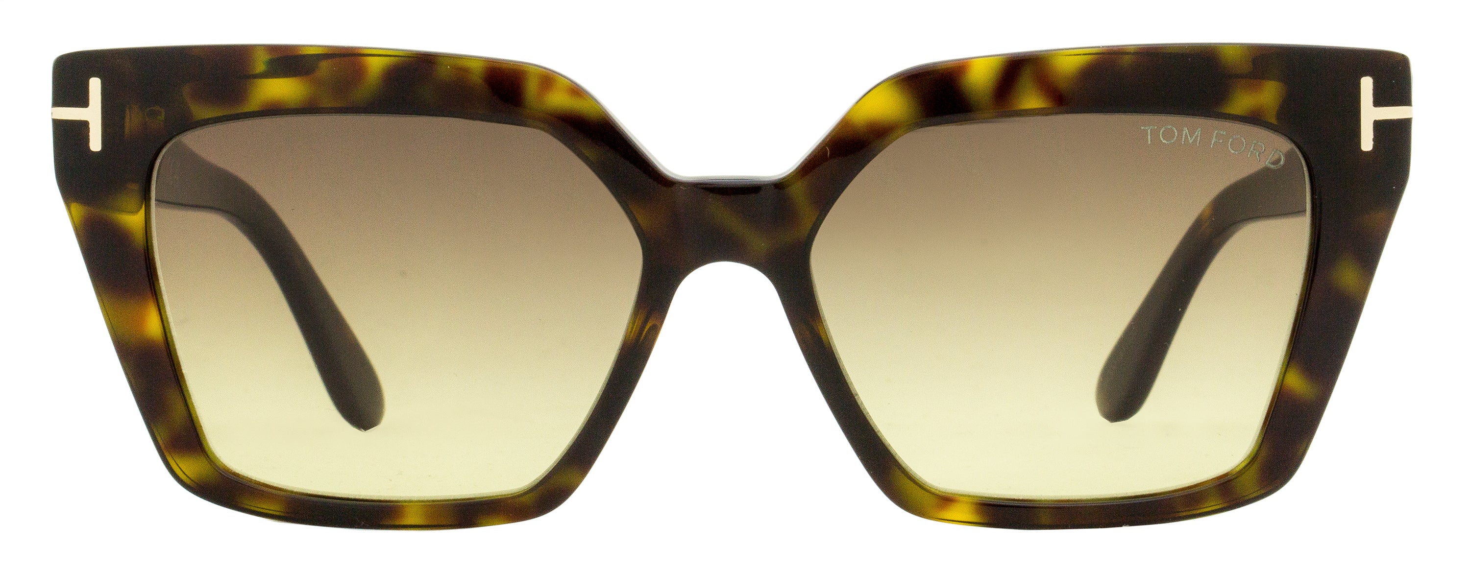 Солнцезащитные очки Tom Ford Winona женские TF1030 52F Havana 53 мм — фото 2