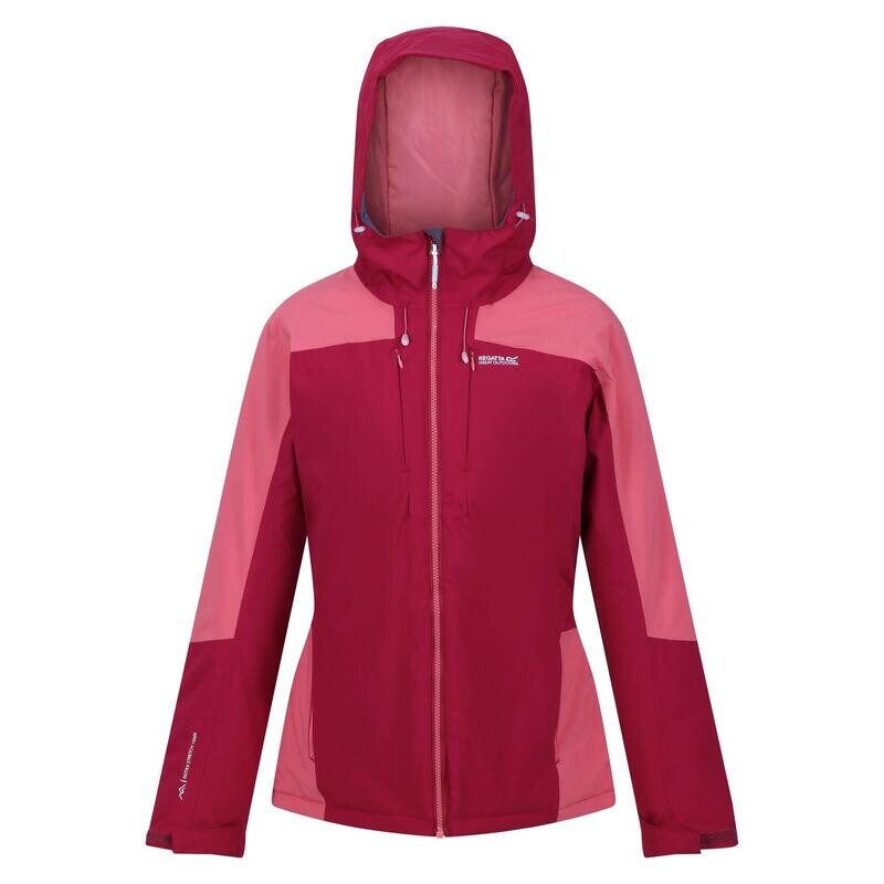 

Женский походный дождевик Regatta, цвет rot/lotuspink/rot