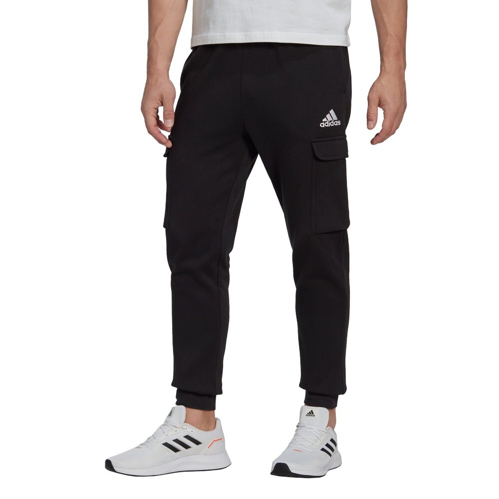 

Брюки adidas Essentials Regular Tapered Cargo Joggers, черный