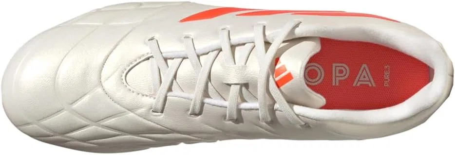Adidas Copa Pure.3 для твердого грунта (унисекс-взрослый), Off White/Team Solar Orange/Off White — фото 4