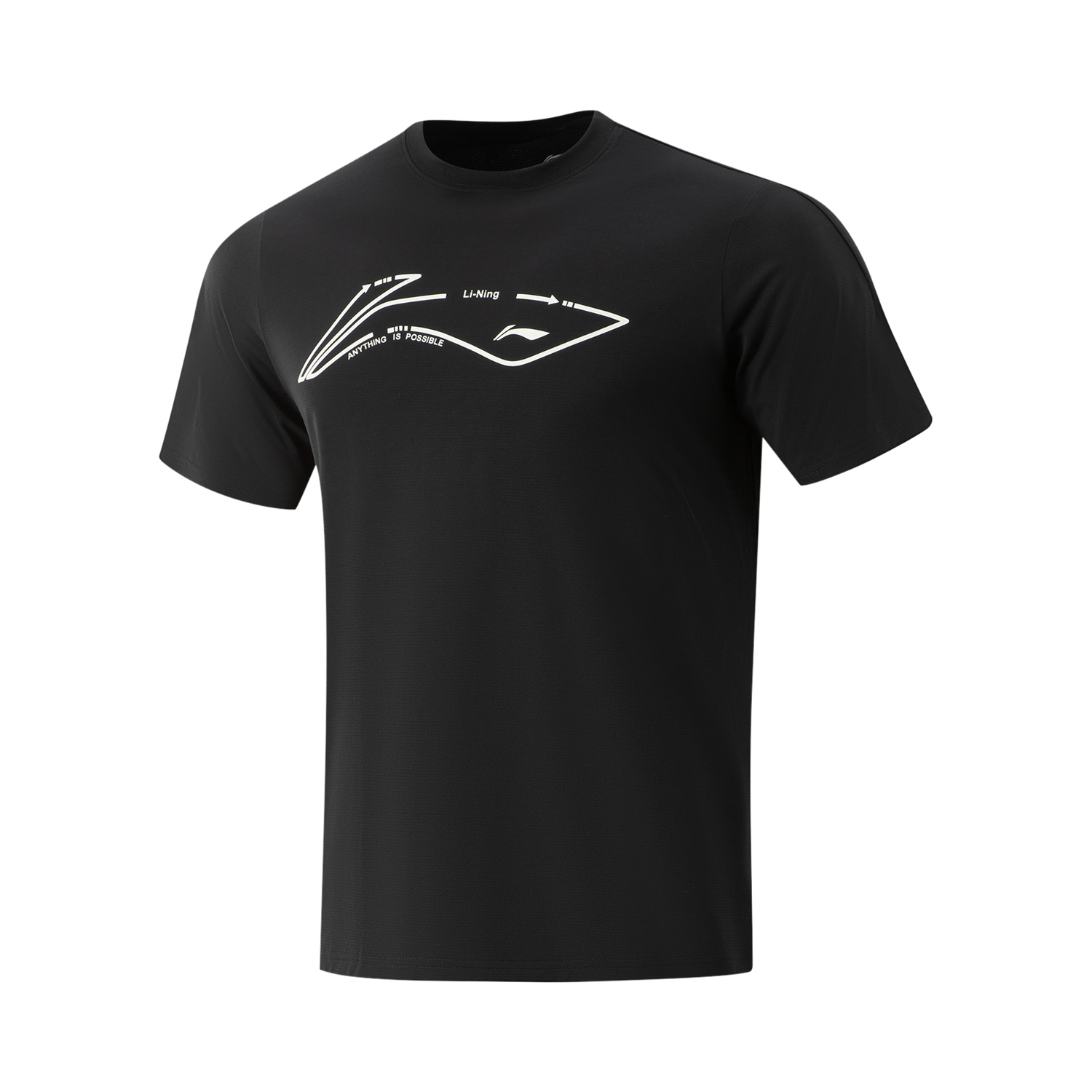 

LINING Футболка Cool Tea мужская black, Черный, LINING Футболка Cool Tea мужская black