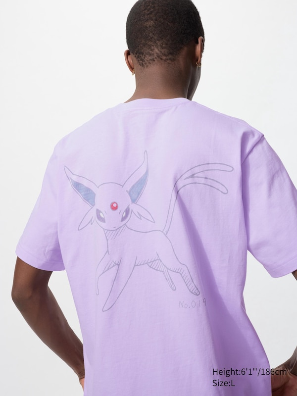 

Футболка с графическим принтом Pokémon ut Uniqlo, фиолетовый