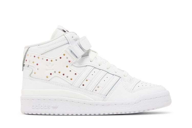 Кроссовки Adidas Swarovski x Wmns Forum Mid, белый