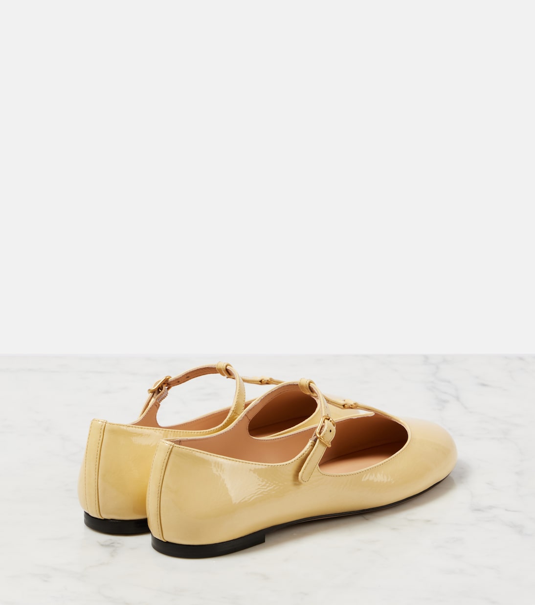 Туфли Мэри Джейн из лакированной кожи Марси Chloé, Sleepy Beige — фото 2
