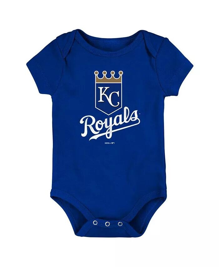 

Боди с логотипом Royal Kansas City Royals Team Primary для новорожденных и младенцев, мальчиков и девочек Outerstuff