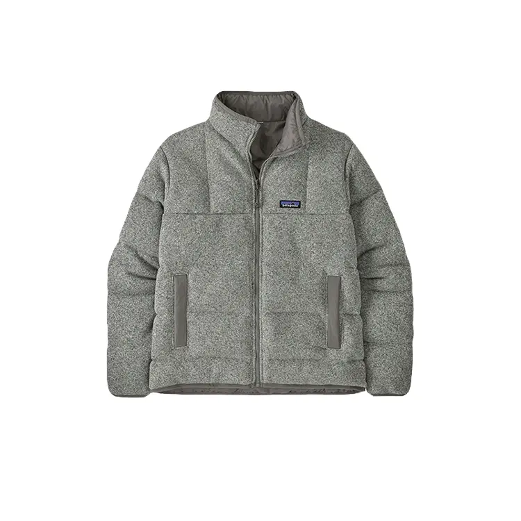 

Стеганая куртка на молнии Patagonia, stonewashed серый/sth