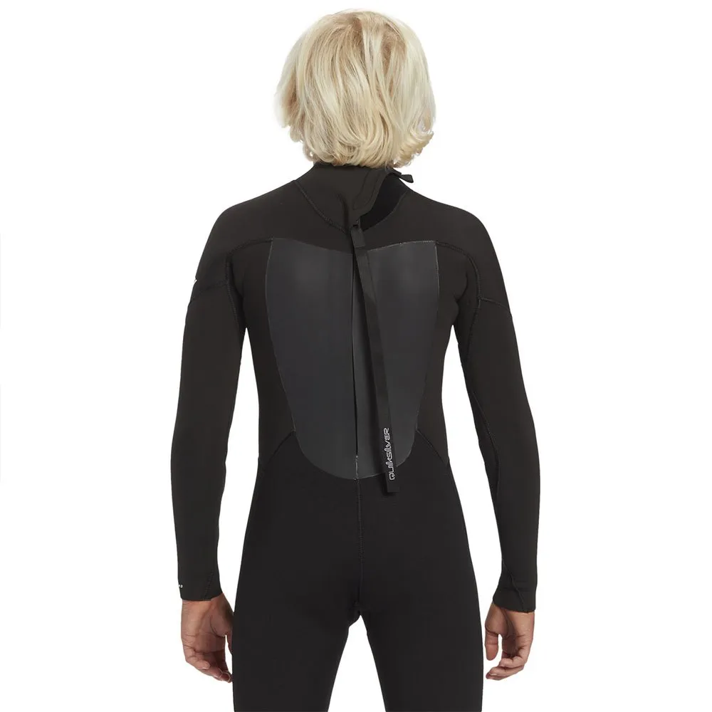 Неопреновый костюм с длинными рукавами и молнией на спине Quiksilver 4/3 mm Pro, черный — фото 2