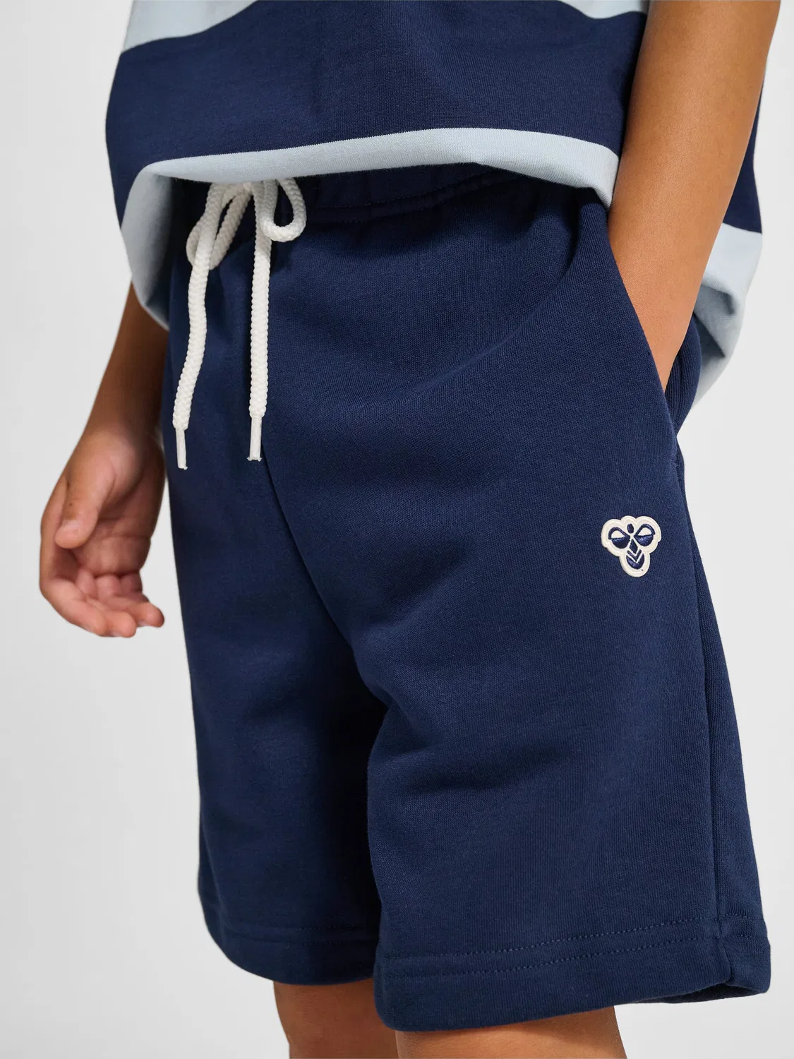 Джоггеры детские свободные, Hummel, dress blues — фото 4